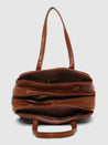 Caprese Carrie Satchel Medium Brown