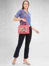 Caprese Daphne Satchel Medium Fuchsia