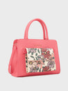 Caprese Daphne Satchel Medium Fuchsia