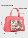 Caprese Daphne Satchel Medium Fuchsia