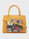 Caprese Daphne Satchel Medium Yellow