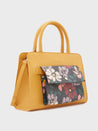 Caprese Daphne Satchel Medium Yellow