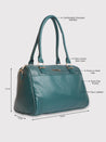 Caprese Fiona Satchel Medium Handbag Teal