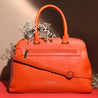 Caprese Kiara Satchel Large Orange