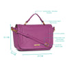 Caprese Kristin Satchel Large Pink