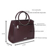 Caprese Lilya Satchel Small Plum