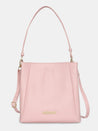 Caprese Margate Small Satchel Solid Faux Leather For Women Powder Pink