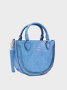 Caprese Nicole Satchel Small Yale Blue