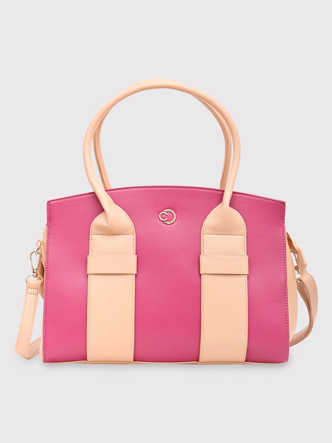 Caprese Ruby Satchel Large Women'S Handbag Magenta