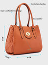 Caprese Sabrina Satchel Medium Tan