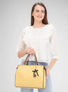 Caprese Tiera Satchel Large Yellow