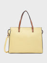 Caprese Tiera Satchel Large Yellow