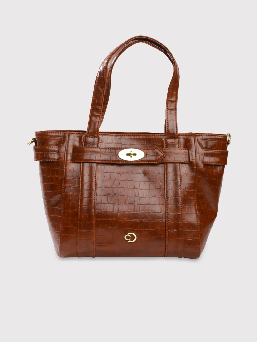 Caprese Treza Satchel Large Tan