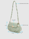 Caprese Emily In Paris Solid Medium Satchel Handbag