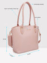 Caprese Esme Satchel Medium Blush