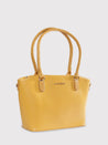 Caprese Esme Satchel Medium Yellow Handbag