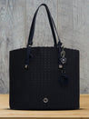 Caprese Andrea Tote Small Office Handbag Navy