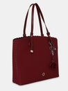 Caprese Andrea Tote Small Office Handbag Red