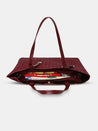 Caprese Andrea Tote Small Office Handbag Red