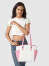 Caprese Aurora Color Changing Tote Medium Pink