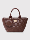 Caprese Briar Tote Small Office Handbag Brown