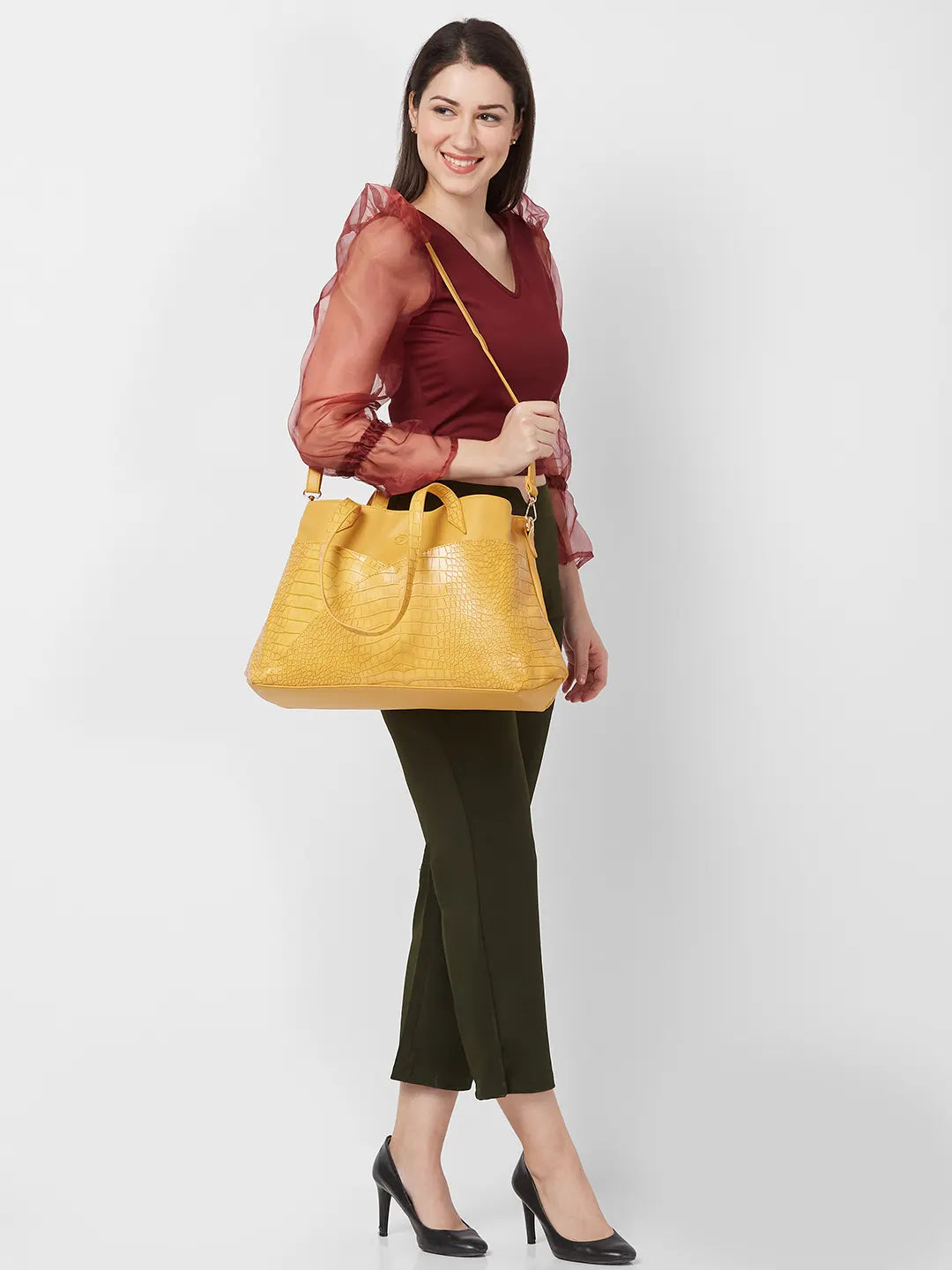 Caprese Cabo Tote Large Ochre