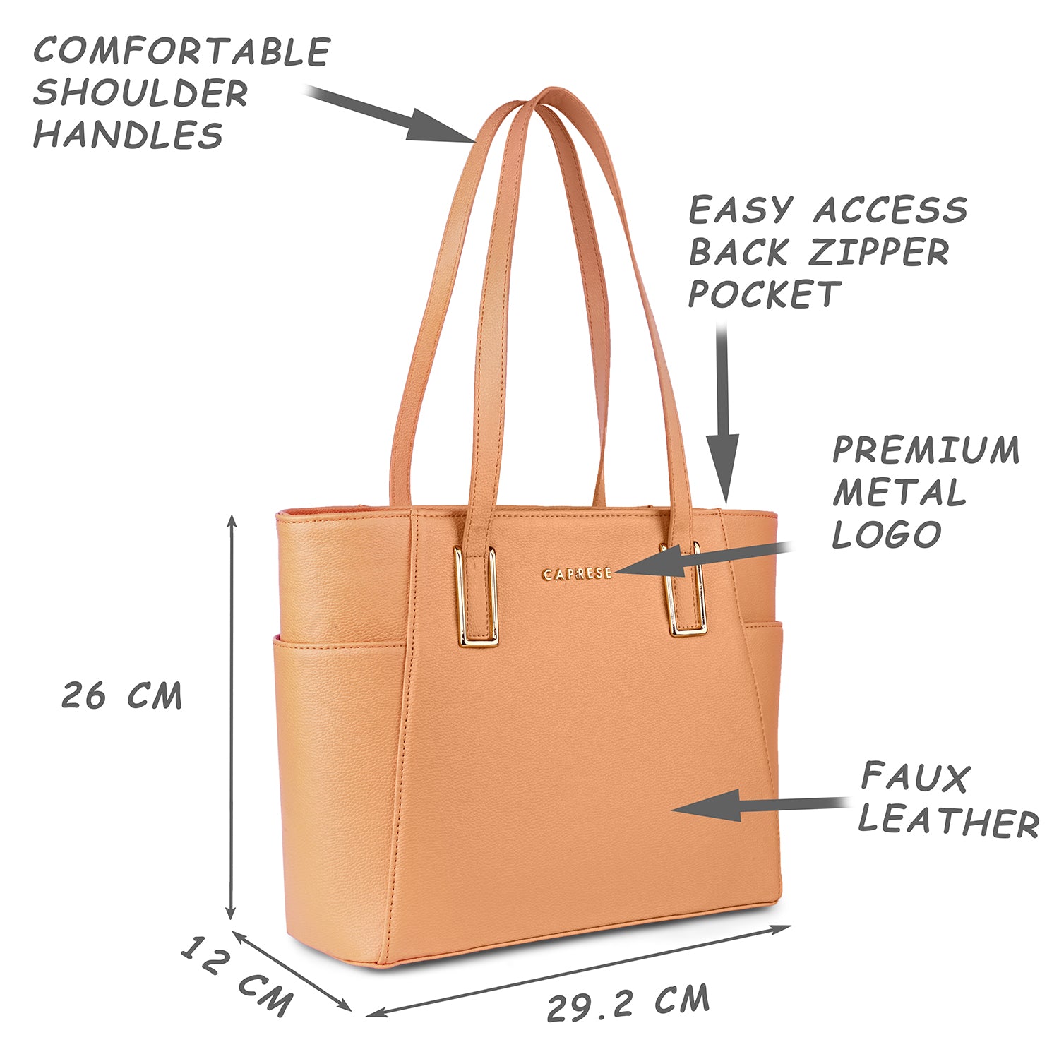 Cora Large Logo Shoulder Bag