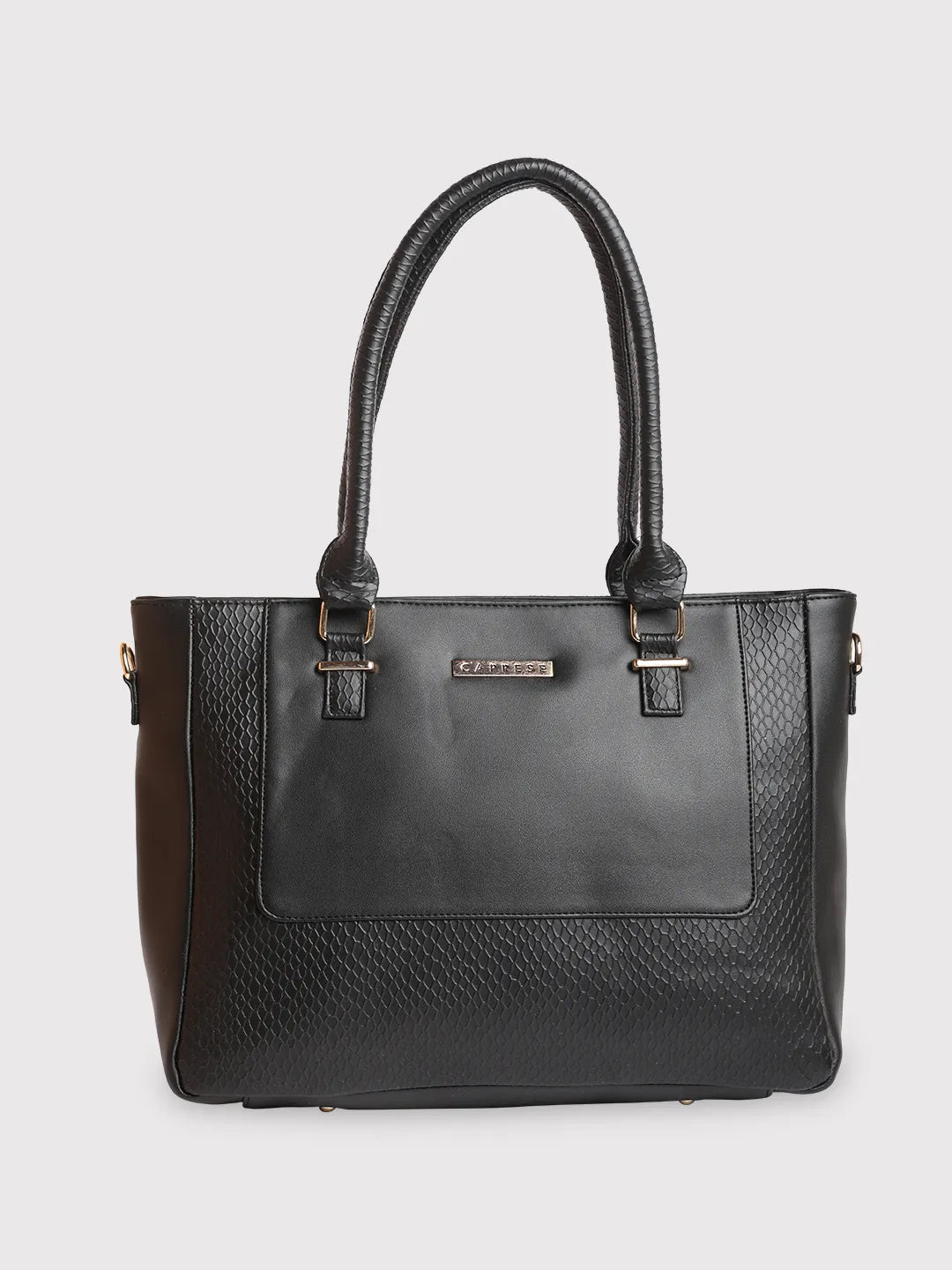 Caprese Fiona Tote Large Office Handbag Black