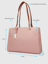 Caprese Inessa Tote Medium Blush Brown