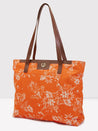 Caprese Kendall Tote Large Orange