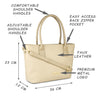 Caprese Lucya Tote Small Sand