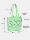 Caprese Pensa Tote Small Green Ash