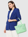 Caprese Pensa Tote Small Green Ash