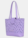 Caprese Pensa Small Tote Printed Faux Leather For Women Lilac