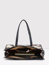 Caprese Poppy Tote Medium Printed Women'S Handbag Black