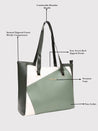 Caprese Ruth Tote Large Green