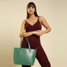 Caprese Rylee Tote Medium Green