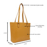 Caprese Rylee Tote Medium Yellow