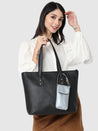 Caprese Salvo Large Tote Solid Faux Leather For Women