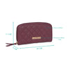 Caprese Andra Wallet Large Plum