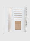 Caprese Bluma Flapover Wallet Large White