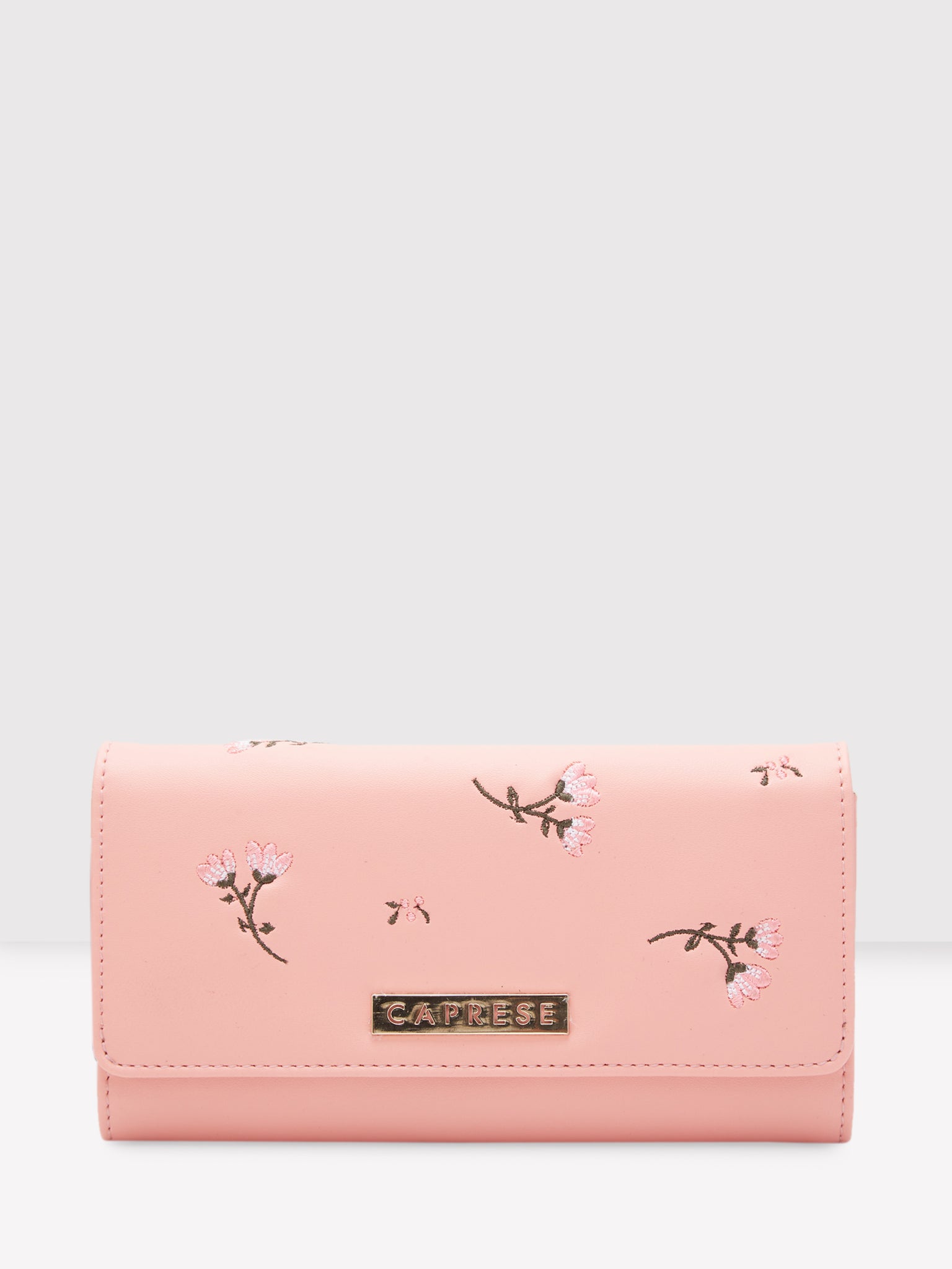 Caprese Andra Blush Pink Stitched Wallet