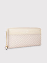 Caprese Emma Wallet Large Zip Around Beige