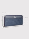 Caprese Emma Wallet Large Zip Around Navy