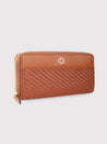 Caprese Emma Wallet Large Zip Around Tan