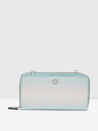 Caprese Eva Sling Zip Around Wallet Large Aqua