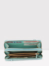 Caprese Eva Sling Zip Around Wallet Large Aqua