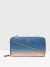 Caprese Eva Sling Zip Around Wallet Large Navy