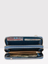 Caprese Eva Sling Zip Around Wallet Large Navy