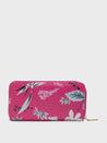 Caprese Gemma Zip Around Wallet Medium Dark Pink